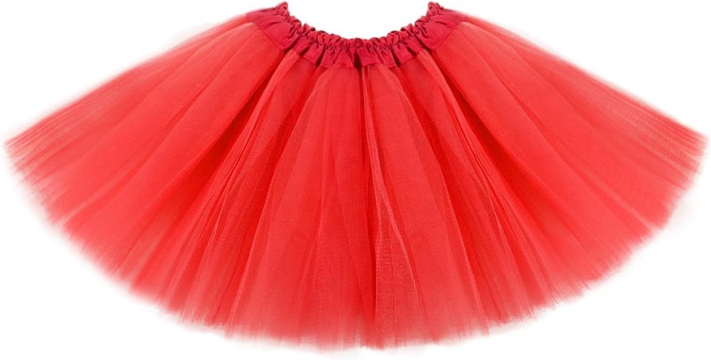 Lainlight Store Tutus for Girls 3 Layered Tulle Tutu Skirts for 4-12 Year, Birthday Dance Halloween Cosplay Party Supplies - Image 1